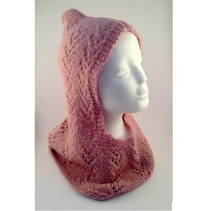 Lace Alpaca Hoodie Cowl