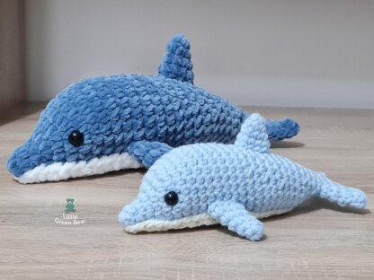 Dylan the Dolphin - UK Terminology - Amigurumi