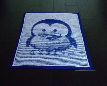 Baby Tux Illusion Blanket