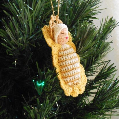 Baby Jesus Crochet Ornament