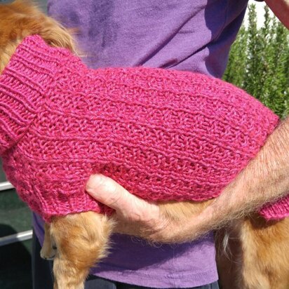 Waffle Stitch Mini Dachshund Sweater