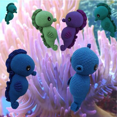 Crochet Pattern for the Baby Seahorse Blobber!