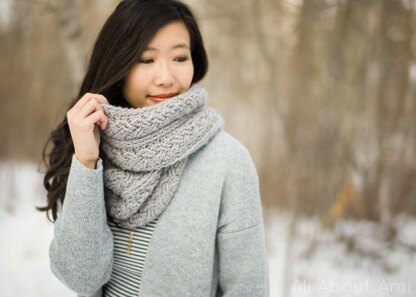 Braided Cabled Cowl & Slouchy Beanie
