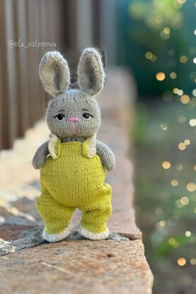 Knitting Pattern Little Bunny toy