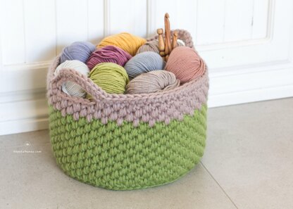 Woodland Moss Chunky Basket