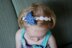 Shell Headband with Butterfly Pattern