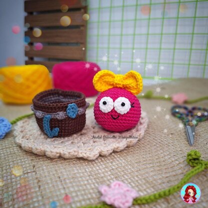 Polly from Amphibia amigurumi crochet pattern