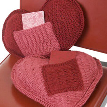 I Love U Pillow in Caron Simply Soft Collection and Simply Soft - Downloadable PDF