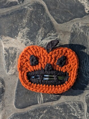 Pumpkin Hair Clip