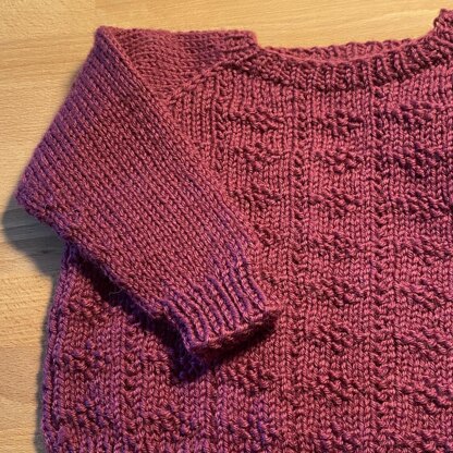 "Berry Stripes" Mini - Sweater