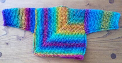 Amazing Modular Baby Cardigan