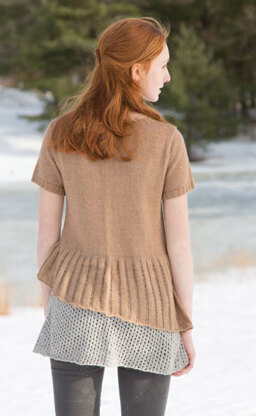 Adele Top in Classic Elite Yarns MountainTop Vail - Downloadable PDF