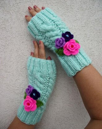 Camila Fingerless Mitts