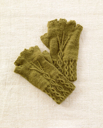 Fingerless Gloves in Lion Brand Sock Ease - L0704
