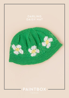 Paintbox Yarns Darling Daisy Hat PDF (Free)
