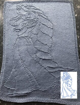 Nr. 210 Disney Rapunzel guest towel