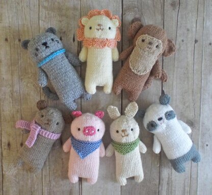 Knit Baby Animal Set