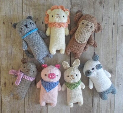 Knit Baby Animal Set