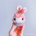 Bunny Rabbit Strawberry Cupcake