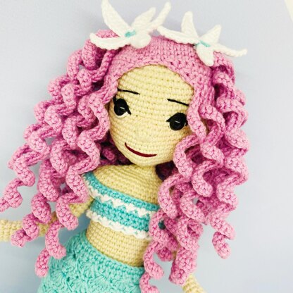 Amigurumi mermaid cheap doll crochet pattern