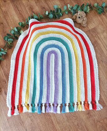 Rainbow Stripes Blanket