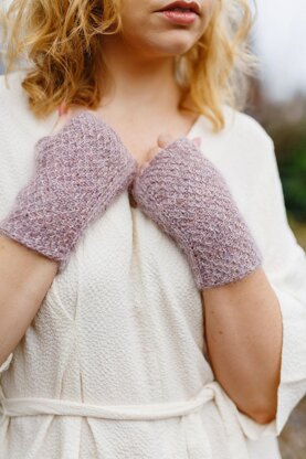 Textured Tunisian Mitts