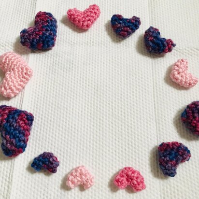 Tiny Stuffed Hearts