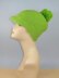 Peak Garter Stitch Bobble Cap