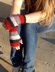 Easy Self Striping Fingerless Gloves