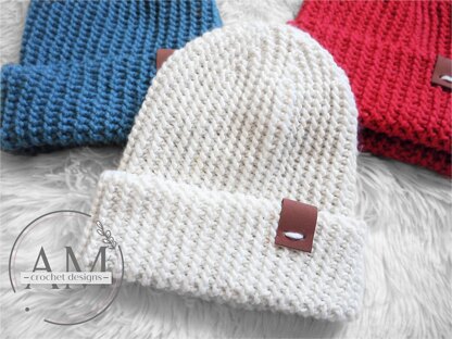 CARTER knit-look fisherman beanie