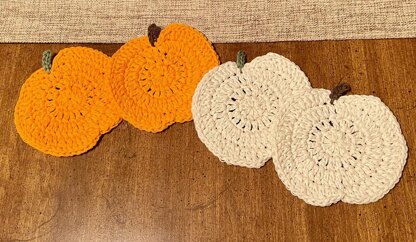 Pumpkin Coasters