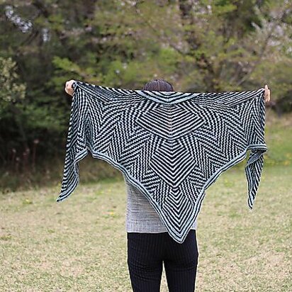 Crossroad shawl