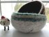 Knit and Felt a pretty yarn bowl