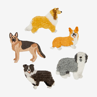 DMC Pastoral/Herding Dogs Embroidery Pattern - PAT1741 - Downloadable PDF