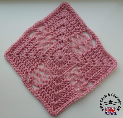 Solomon's Cross Afghan Square