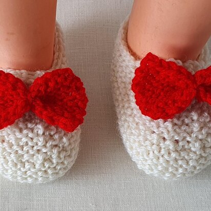 Baby shoes with a bow - Gina