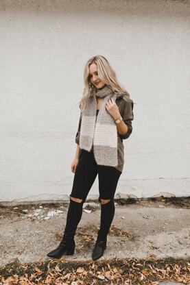 Caron Latte Scarf