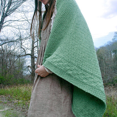 Capron Blanket in Berroco Remix Aran