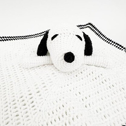 Snoopy lovey blanket