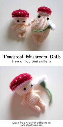 Baby Toadstool Mushroom Doll