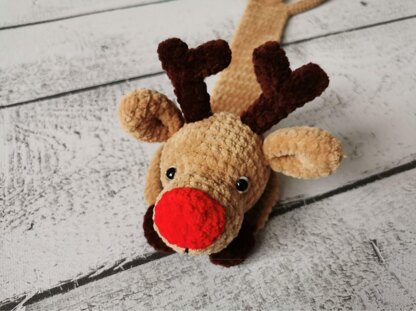 Bookmark christmas reindeer