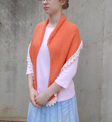 Creamsicle Shawl