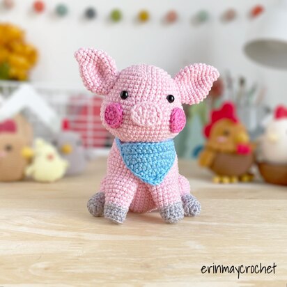 Francis the Pig Amigurumi Crochet Pattern
