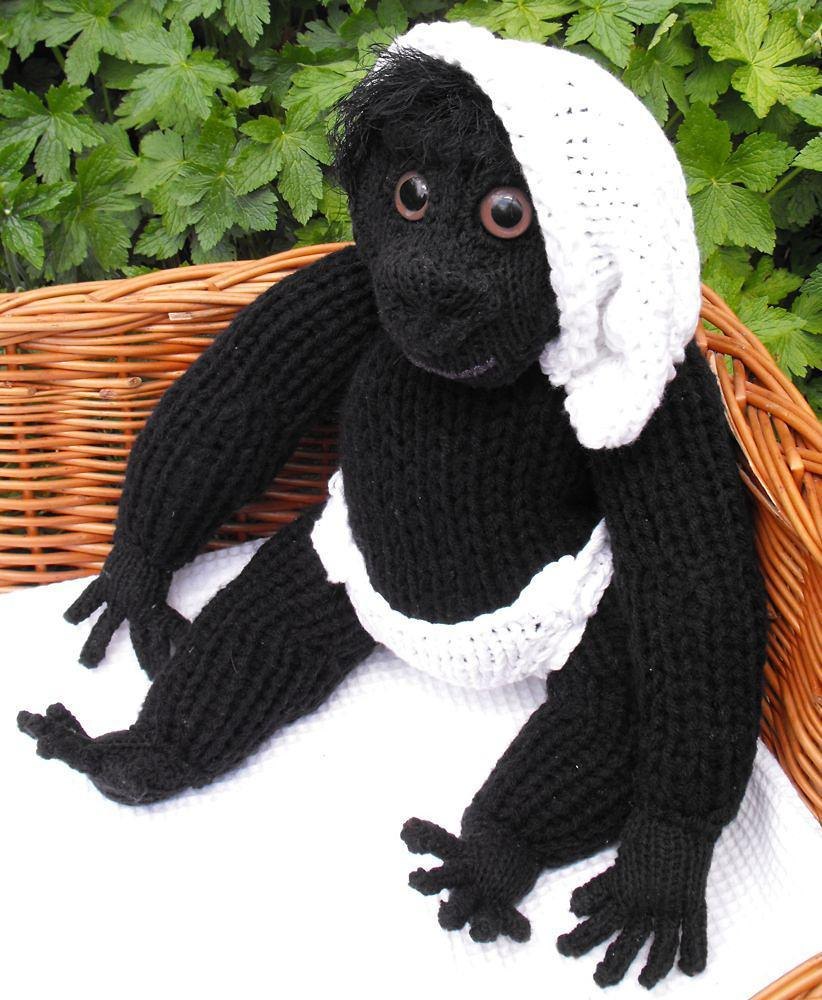 Cilla The Ugly Baby Gorilla Superfast knitting pattern, image size:822x1000
