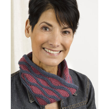 Aguna Cowl in Valley Yarns Hampden - 1097 - Downloadable PDF