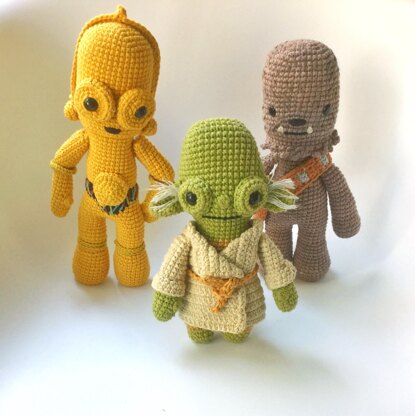 Yoda Star Wars - amigurumi pattern