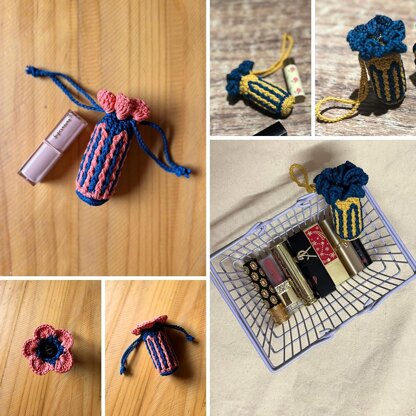 Rosie Lipstick Mosaic Holder