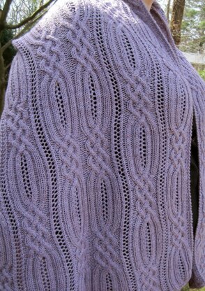 Lake George Cable Lace Shawl