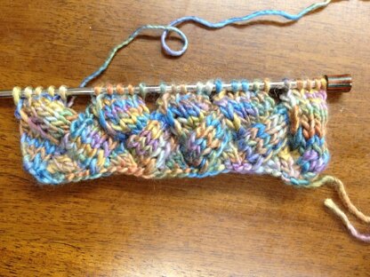 Marlowe Entrelac Cowl