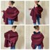 Easy Wrap Shawl Crochet Pattern: Wrapped In Red Wrap Shawl